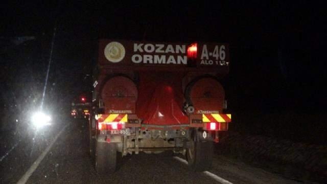 Adana'da orman yangını!