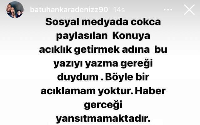 Batuhan Karadeniz'den 'Galatasaray için boş kağıdı imzalarım' dediği yönündeki iddialara yanıt: Böyle bir açıklamam yok