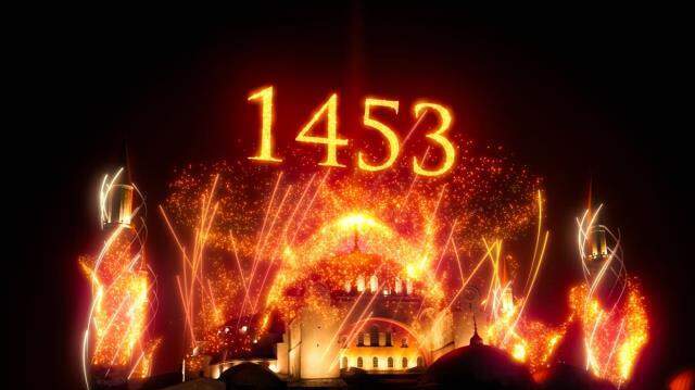 İstanbul'un fethinin 568. yıl dönümü görsel şölenle kutlandı İstanbul'un fethinin 568. yıl dönümü görsel şölenle kutlandı