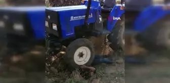 Kontrolden çıkan traktörün altında kaldı, hayatını kaybetti