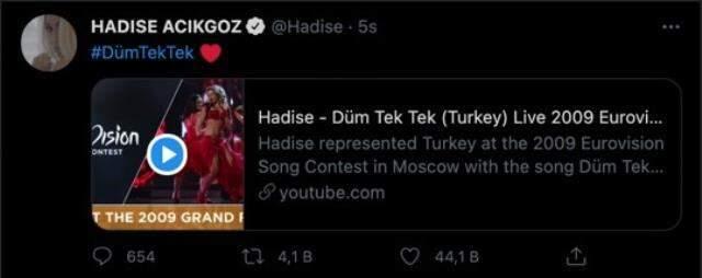 TRT ile ilgili bomba iddianın ardından gözlerin çevrildiği Hadise'den paylaşım geldi