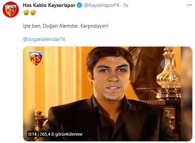 Polat Alemdar göndermesi sosyal medyayı salladı! Kayserispor'un paylaşımına beğeni yağıyor