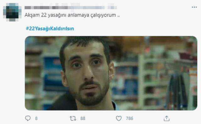 Hafta içi 22.00-05.00 saatleri arasında getirilen sokağa çıkma kısıtlaması kararı sosyal medyada tartışma yarattı Hafta içi 22.00-05.00 saatleri arasında getirilen sokağa çıkma kısıtlaması kararı sosyal medyada tartışma yarattı