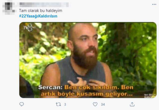 Hafta içi 22.00-05.00 saatleri arasında getirilen sokağa çıkma kısıtlaması kararı sosyal medyada tartışma yarattı Hafta içi 22.00-05.00 saatleri arasında getirilen sokağa çıkma kısıtlaması kararı sosyal medyada tartışma yarattı