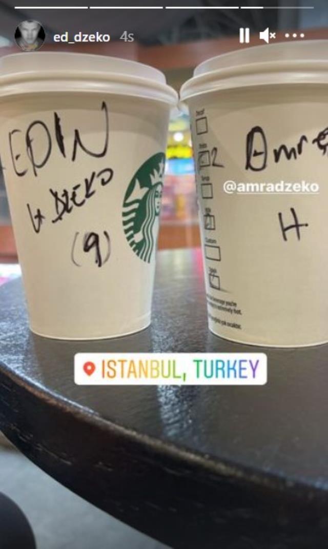 Fenerbahçe'nin gündemindeki dünyaca ünlü golcü Edin Dzeko İstanbul'a geldi