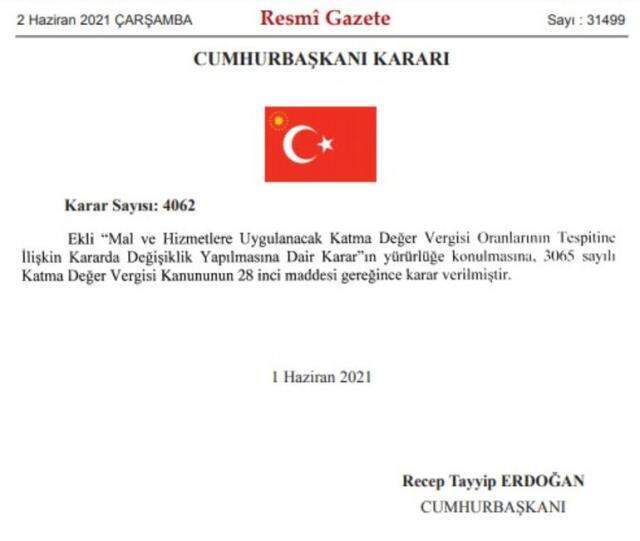 KDV ve kira stopaj indirimi 2 ay daha uzatıldı KDV ve kira stopaj indirimi 2 ay daha uzatıldı