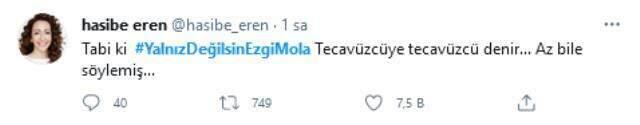 Musa Orhan'a hakaret ettiği gerekçesiyle hapsi istenen Ezgi Mola'ya destek yağdı: Yalnız değilsin