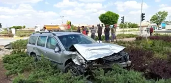 Aksaray'da otomobiller çarpıştı: 3 yaralı