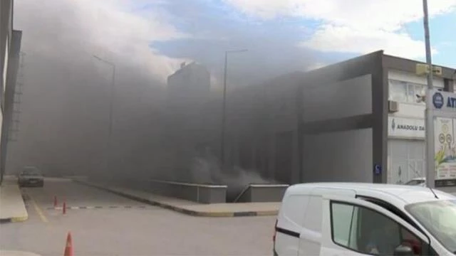 Ankara'da kimyasal madde fabrikası alev alev yanıyor