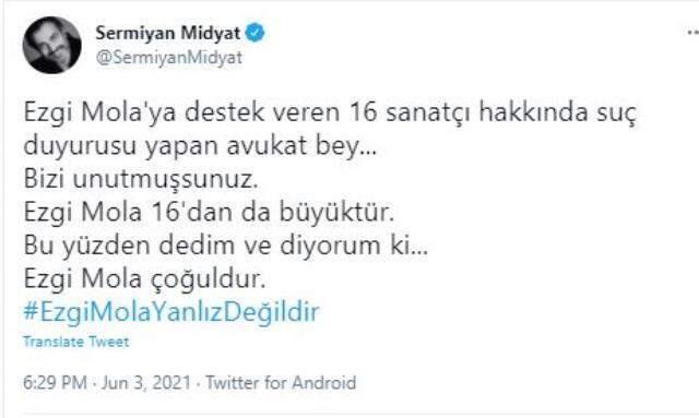 Ezgi Mola'ya destek veren ünlüler hakkında suç duyurusunda bulunuldu! Sosyal medya yeniden ayağa kalktı