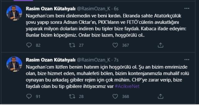 Rasim Ozan Kütahyalı ile Nagehan Alçı'nın boşandığı iddiası