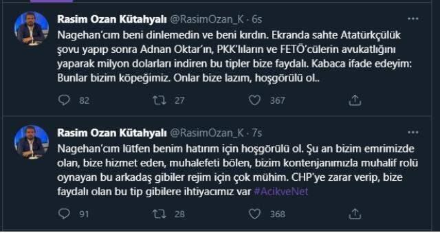 Rasim Ozan Kütahyalı ile Nagehan Alçı'nın boşandığı iddiası