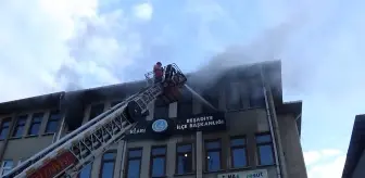 Son dakika haber... Reşadiye Ülkü Ocakları binasında yangın
