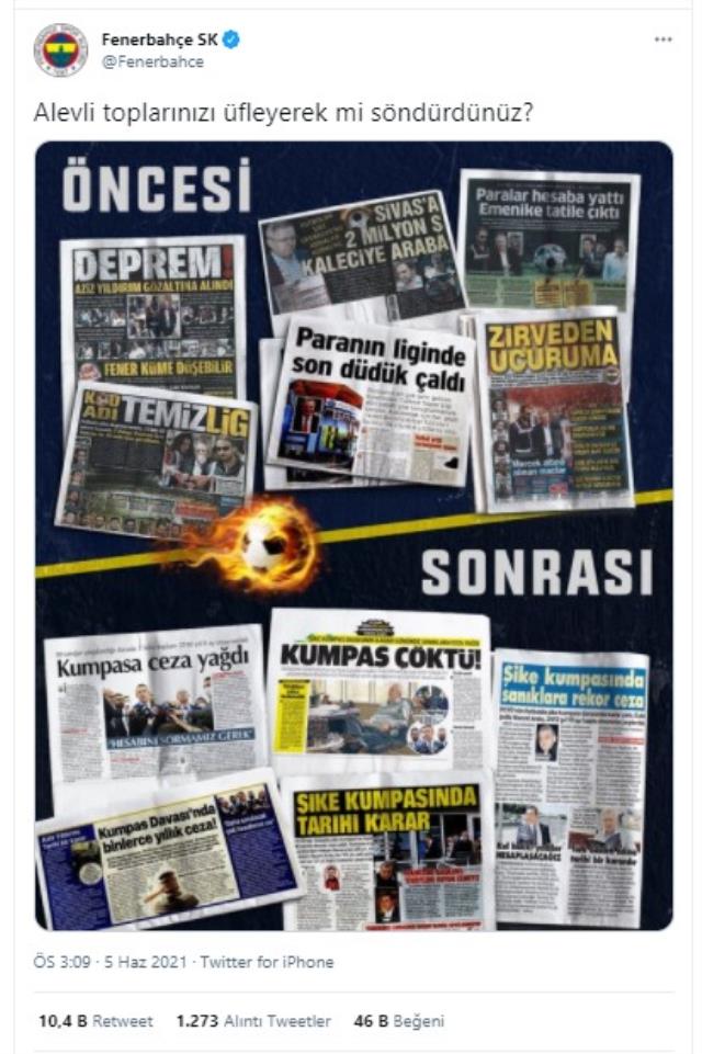 Fenerbahçe basını bombaladı! Yönetici Sipahioğlu, 'Üç maymunu oynayan şerefsizler' paylaşımı yaptı