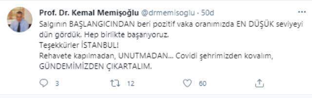 İstanbul'da salgının başından beri en düşük vaka oranı dün görüldü İstanbul'da salgının başından beri en düşük vaka oranı dün görüldü