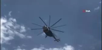 Jandarmadan helikopter destekli trafik denetimi