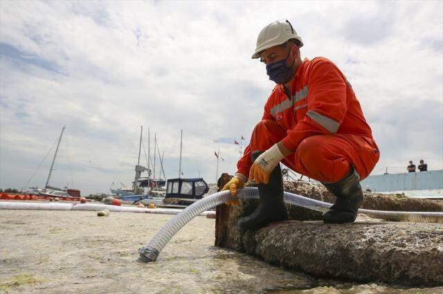 7 ilde eş zamanlı olarak başlatıldı! Marmara'daki müsilaj temizleniyor
