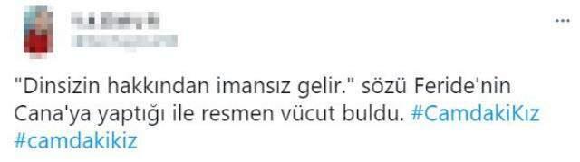 Camdaki Kız'da Feride'nin Cana'nın saçlarına yapıştığı anlar sosyal medyada gündem oldu