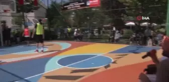 '3x3 Basketbol Turnuvası'nda renkli görüntülere sahne oldu
