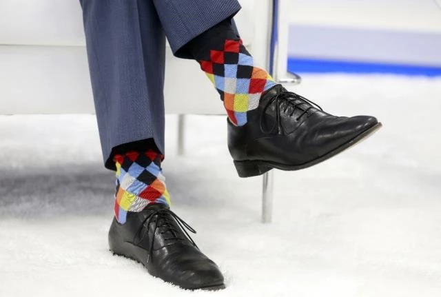 NATO Zirvesi'ne damga vuran, Kanada Başbakanı Justin Trudeau'nun renkli çorapları oldu