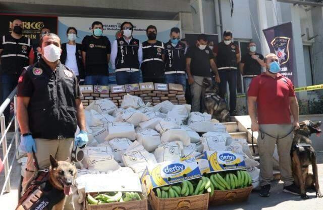 Bu zamana kadarki en büyük çaplı yakalama! Mersin Limanı'nda 1 ton kokain ele geçirildi