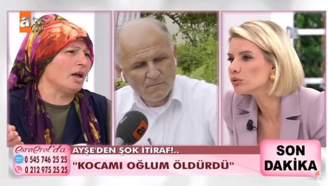 Esra Erol'un programında ağızları açık bırakan itiraf: Oğlum, babasını öldürdü