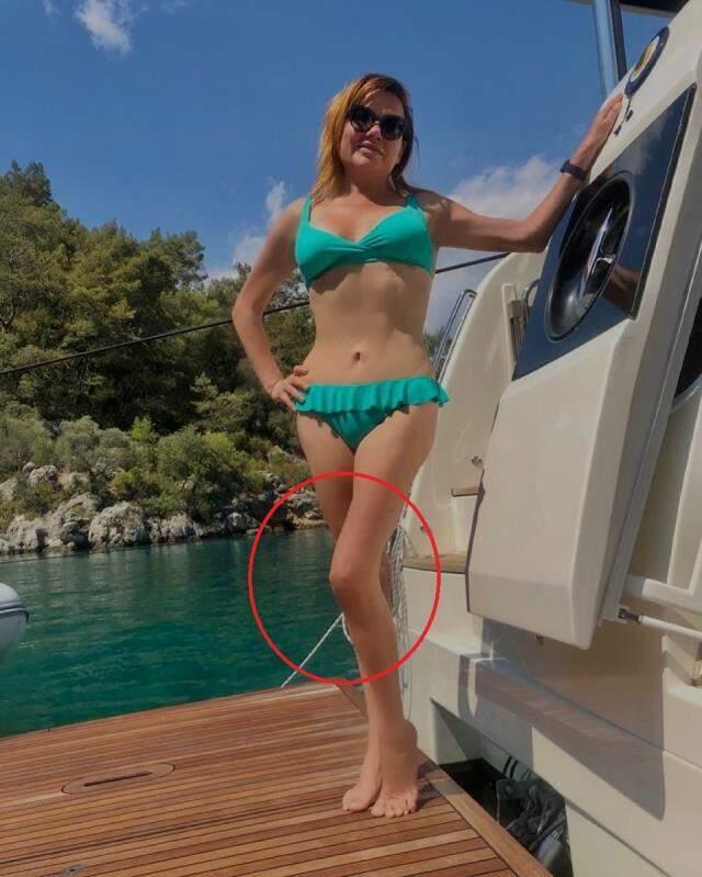 Deniz Seki yine photoshoplu paylaşım yaptı ama bu sefer önlemini çabuk aldı