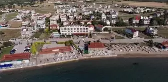 Mavi bayraklı Geyikli sahillerinde müsilaj yok, huzur var