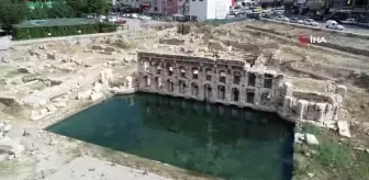 Yozgat'taki Basilica Therma Roma Hamamında kazı ve temizleme çalışması yeniden başlatıldı