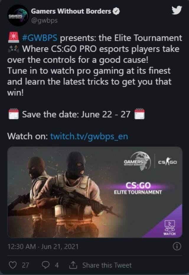 CS:GO'da 1.5 milyon dolar ödül havuzlu yardım festivali başlıyor!