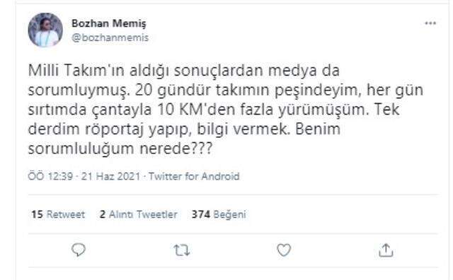 Şenol Güneş'in İsviçre maçından sonra kullandığı ifadelere basın mensupları tepki gösterdi
