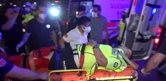 Bursa'da alkollü sürücü polis noktasına böyle daldı: 2'si polis 4 yaralı