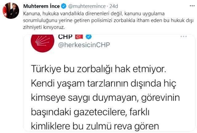 İçişleri bakan yardımcılarından CHP'ye 'zorba' tepkisi