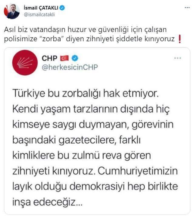 İçişleri bakan yardımcılarından CHP'ye 'zorba' tepkisi