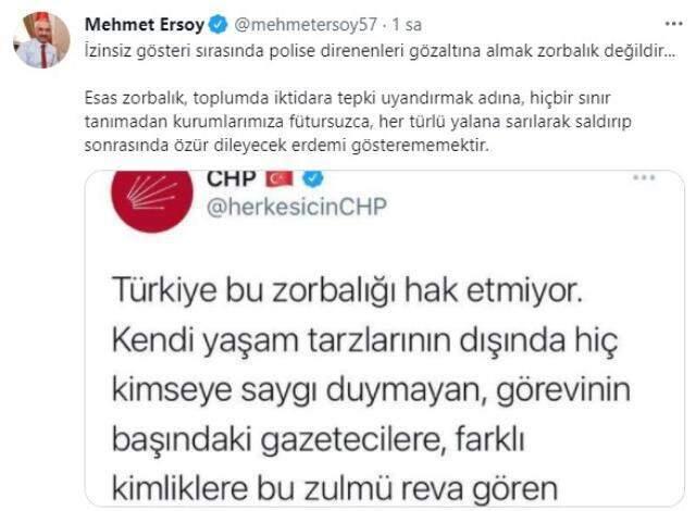 İçişleri bakan yardımcılarından CHP'ye 'zorba' tepkisi