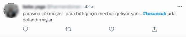 Tosuncuk teslim oldu sosyal medya yıkıldı! Herkes teslim olma nedenini parasının bitmesine bağlıyor