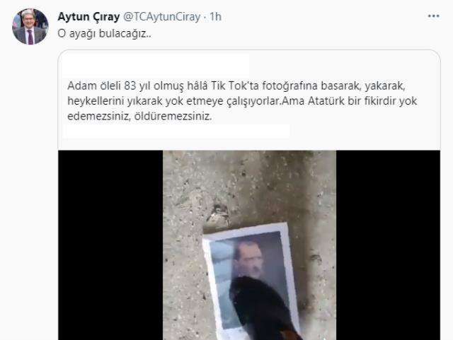 Mustafa Kemal Atatürk'e alçak saldırı! Provokatörler yine iş başında