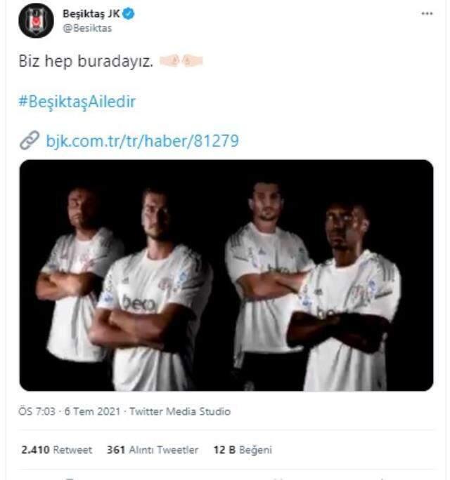 Beşiktaş'ta Atiba, Gökhan Töre, Necip ve Utku Yuvakuran'ın mukavelesi uzatıldı