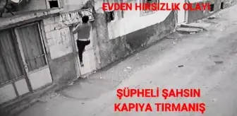 Örümcek adam gibi tırmanarak girdiği evden valiz dolusu eşya çaldı