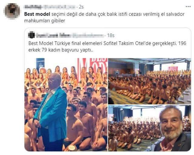 Best Model Türkiye seçimlerinde yarışmacıların yere oturduğu görüntüler sosyal medyada alay konusu oldu