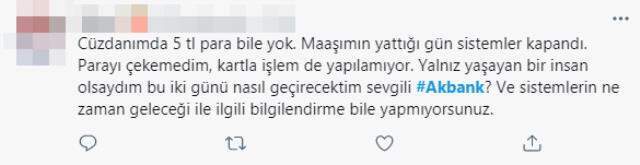 Dünya bankacılık tarihinde bir ilk! Akbank'ta sistem çökeli tam 31 saat oldu, tepkiler çığ gibi büyüyor Dünya bankacılık tarihinde bir ilk! Akbank'ta sistem çökeli tam 31 saat oldu, tepkiler çığ gibi büyüyor