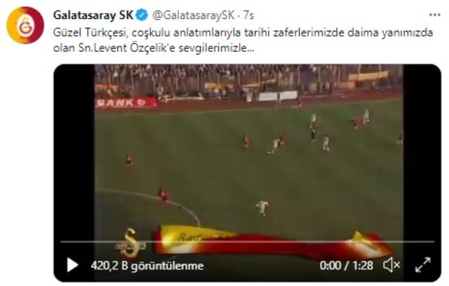 İtalya-İspanya maçında yaptığı hatayla tepki çeken spiker Levent Özçelik'e Galatasaray'dan destek geldi