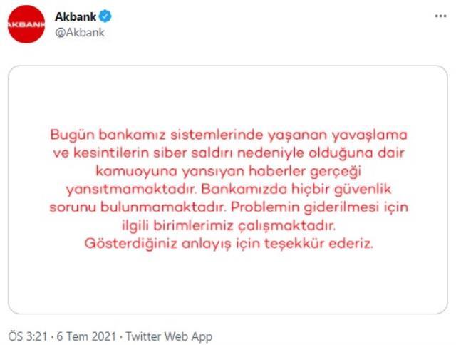 Son dakika! Sistemi çöken Akbank'tan yeni açıklama: Kredi kartı borçlarının son ödeme tarihleri 7 Temmuz'a ertelendi