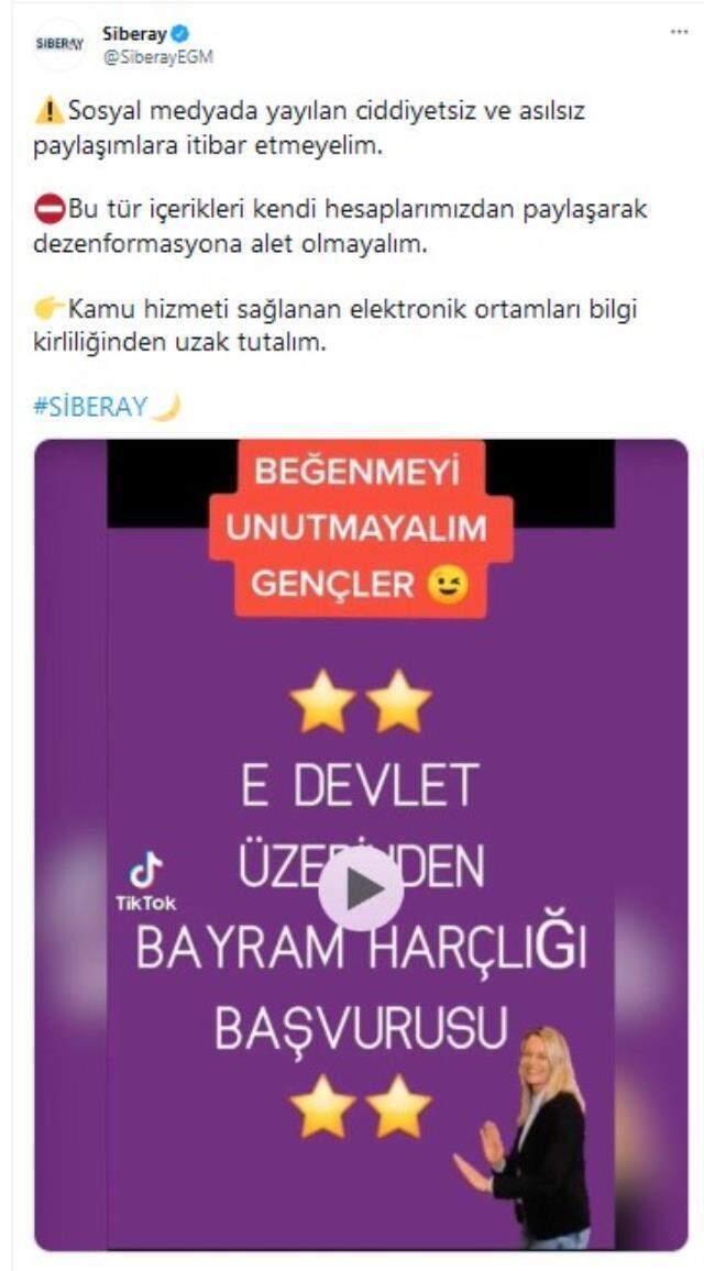 Emniyet Genel Müdürlüğü'nün bayram harçlığı dağıttığı iddiası