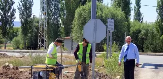 Son dakika haberi | Hafik'te kazaların yaşandığı kavşağa trafik lambaları konuluyor