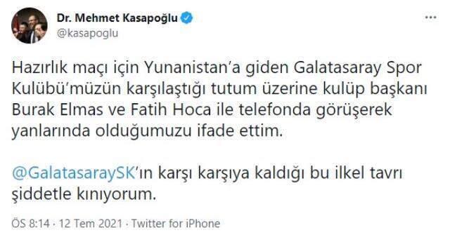 Yunan yetkililerin tavrı Fatih Terim'i çıldırttı! Galatasaray, Olympiakos maçını oynamadan ülkeye geri dönüyor