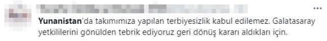 Yunanistan'ın skandal tavrı karşısında ezeli rakipler tek yürek oldu! Taraftarlardan destek yağdı