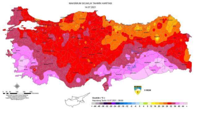 Kavrulacağız! Meteoroloji gün verip uyardı, sıcaklıklar 40 dereceyi geçecek Kavrulacağız! Meteoroloji gün verip uyardı, sıcaklıklar 40 dereceyi geçecek
