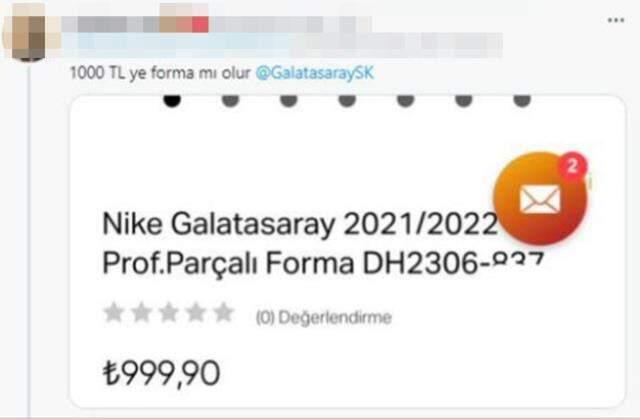 Galatasaray taraftarı, 999 TL'den satışa çıkan yeni formaya isyan etti