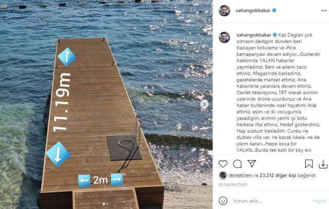 Şahan Gökbakar, hakkında çıkan izinsiz iskele yaptırdığı iddiasına belge paylaşarak ateş püskürdü Şahan Gökbakar, hakkında çıkan izinsiz iskele yaptırdığı iddiasına belge paylaşarak ateş püskürdü